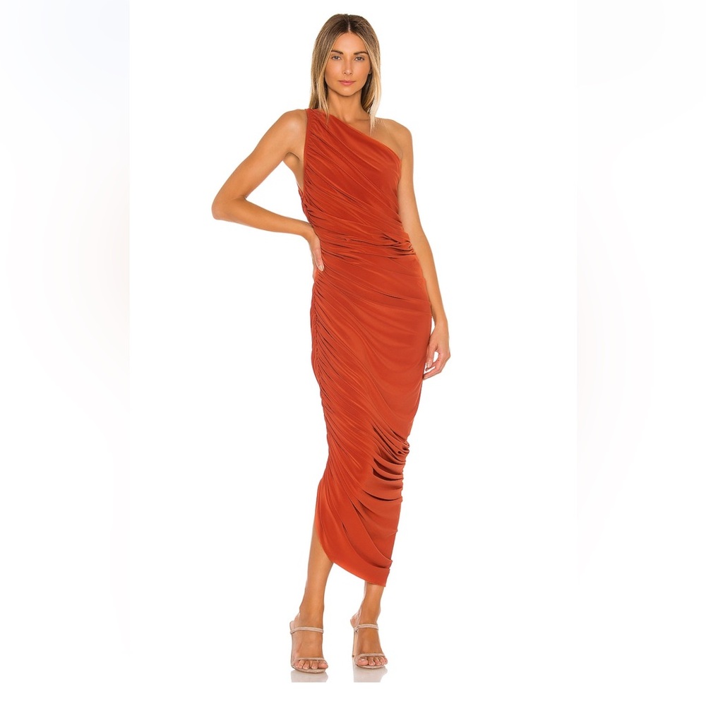 Norma Kamali Diana Dress in Cinnamon